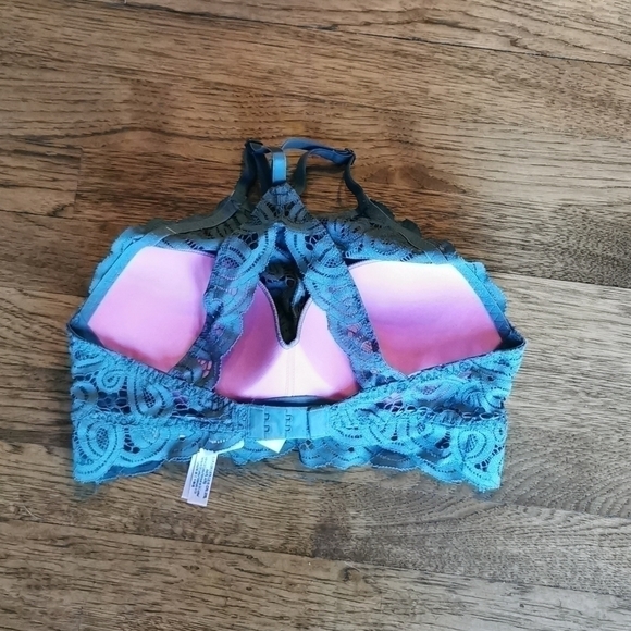 PINK Victoria's Secret Bra High Neck Halter Small New - Picture 4 of 7